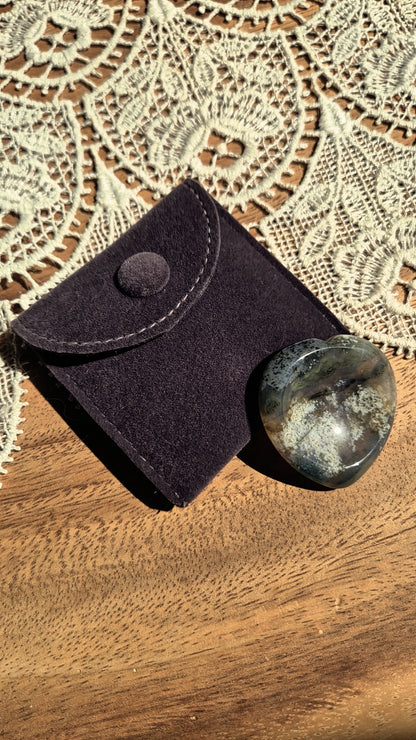 Worry Stone - Moss Agate 💚