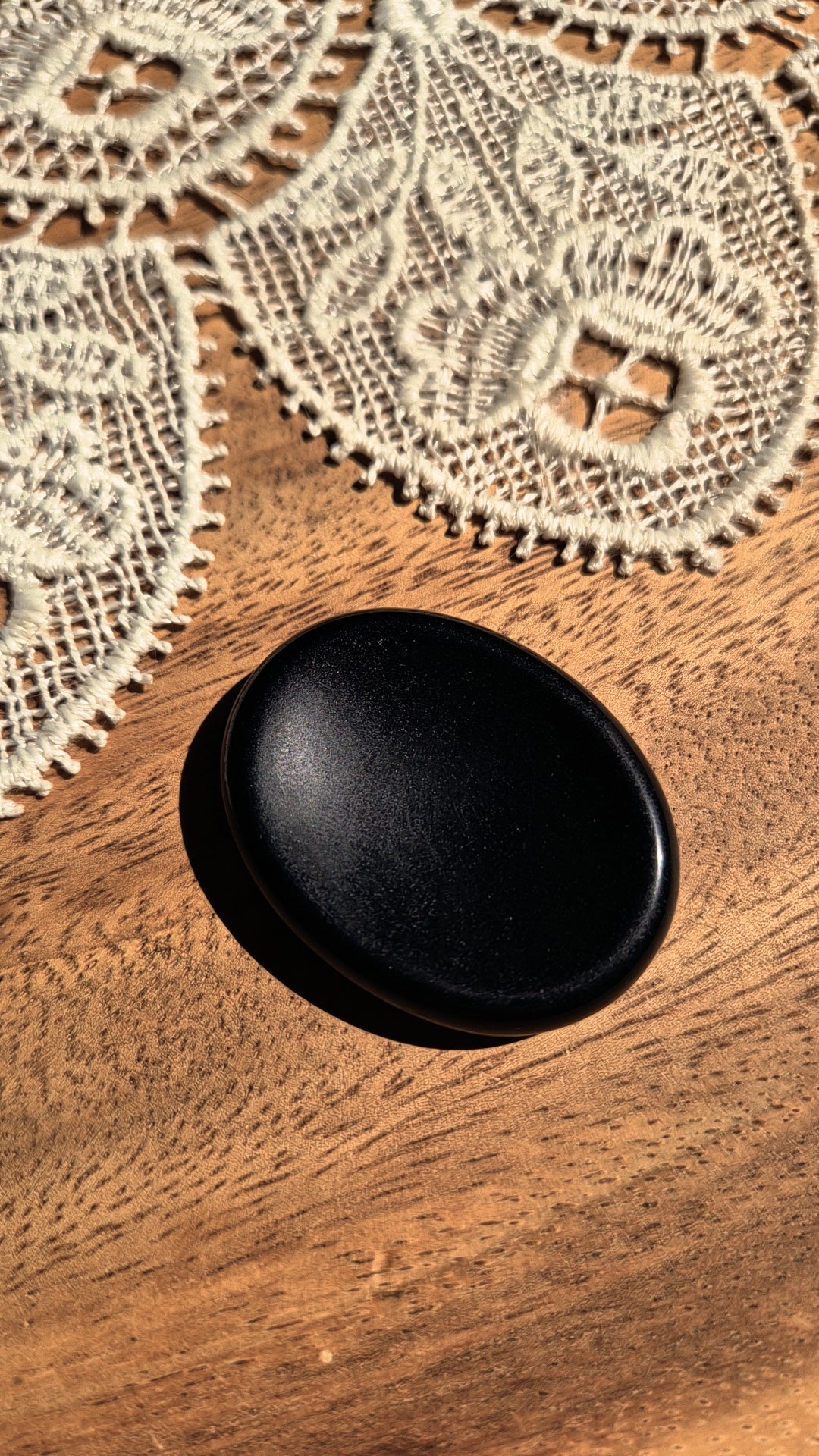 Worry stone - Obsidian 🖤