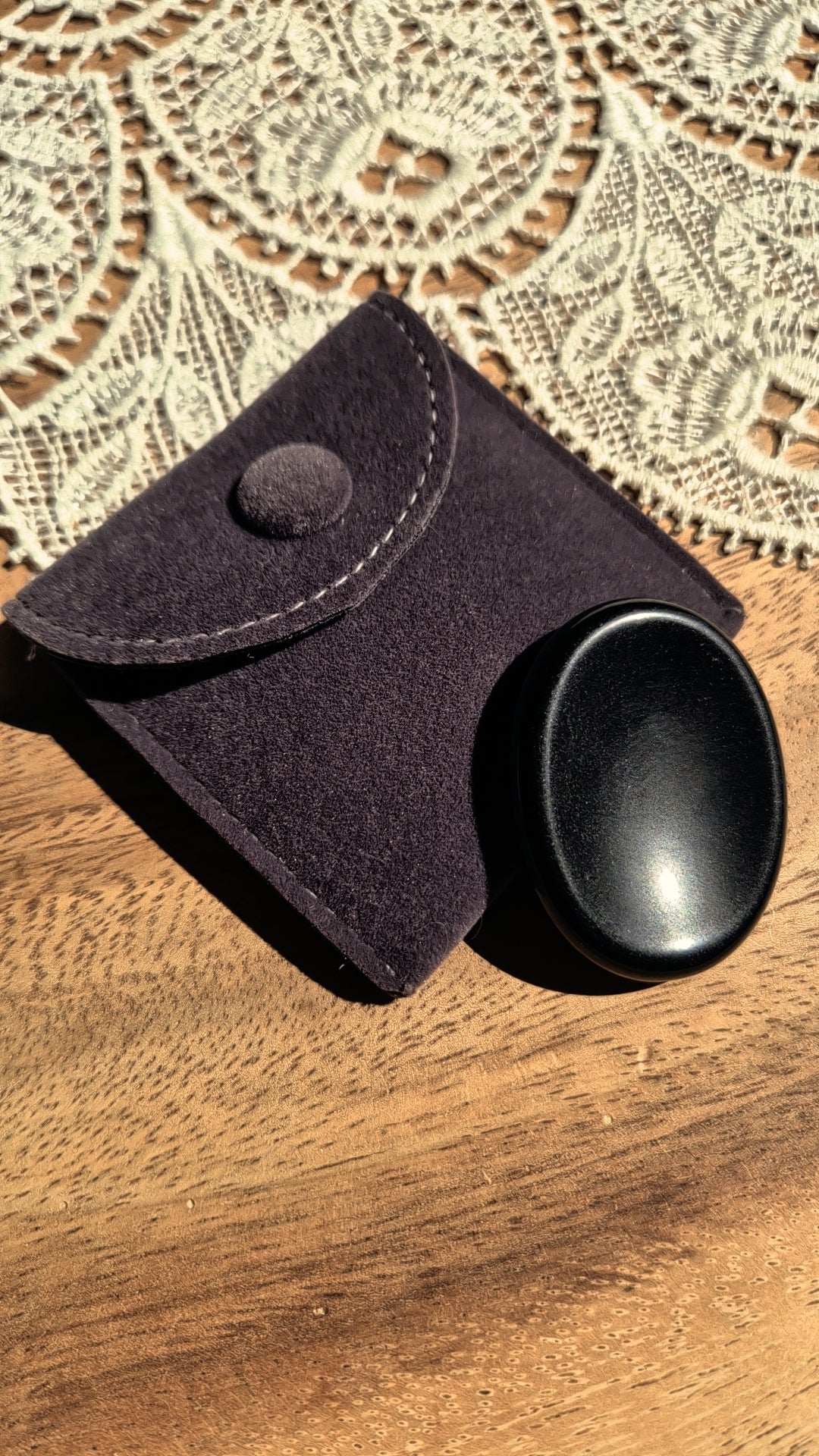 Worry stone - Obsidian 🖤