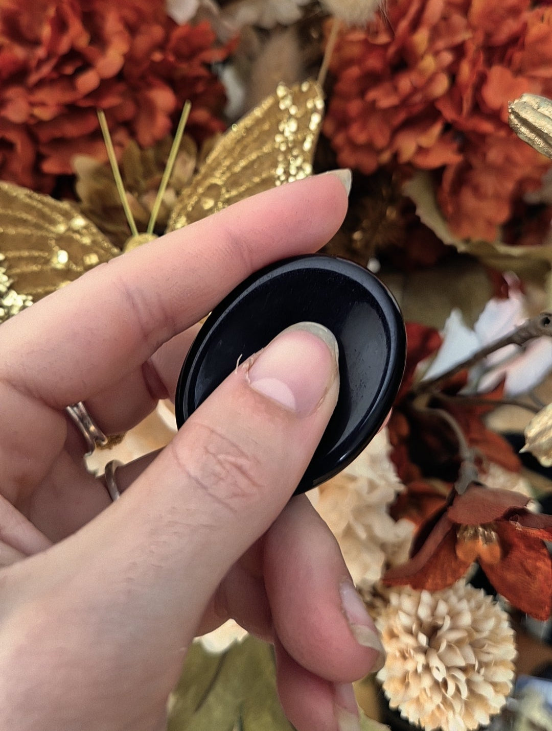 Worry stone - Obsidian 🖤